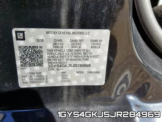 1GYS4GKJ5JR284969 фото 2