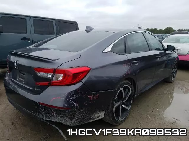 1HGCV1F39KA098532 фото 5