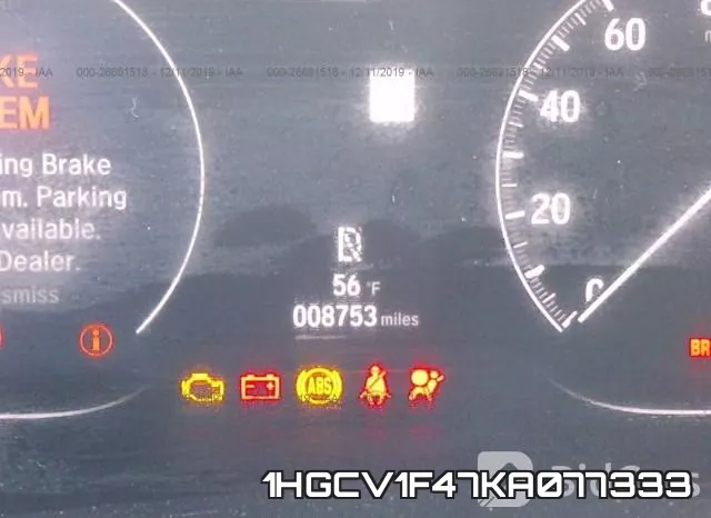 1HGCV1F47KA077333 фото 7