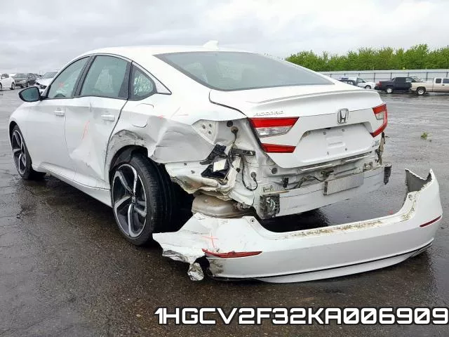 1HGCV2F32KA006909 фото 4