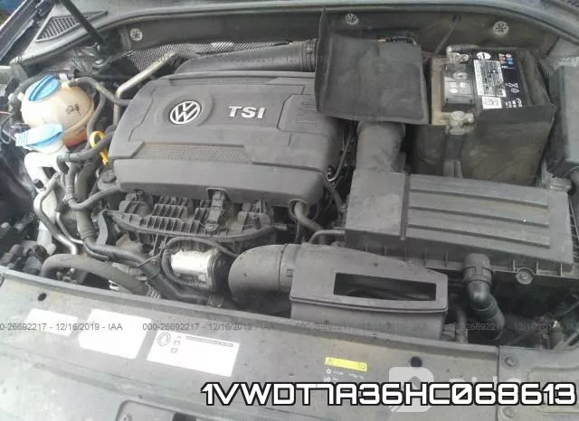 1VWDT7A36HC068613 фото 2