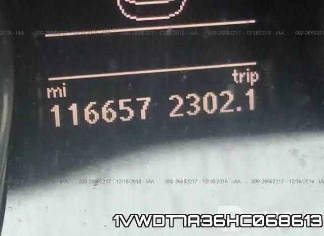 1VWDT7A36HC068613 фото 8