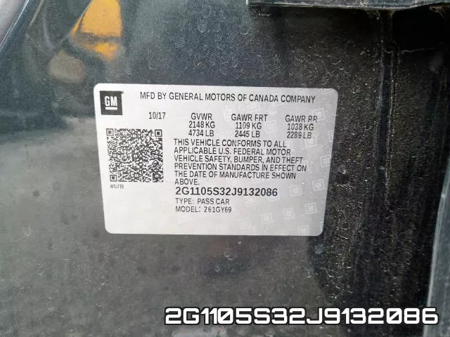 2G1105S32J9132086 фото 2