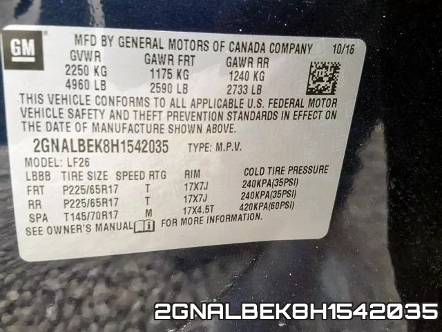 2GNALBEK8H1542035 фото 2