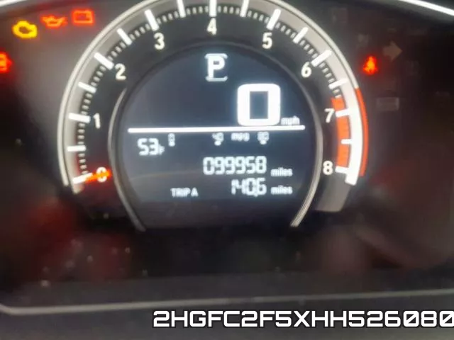 2HGFC2F5XHH526080 фото 9