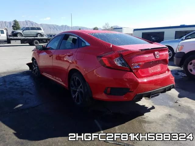 2HGFC2F81KH588324 фото 4