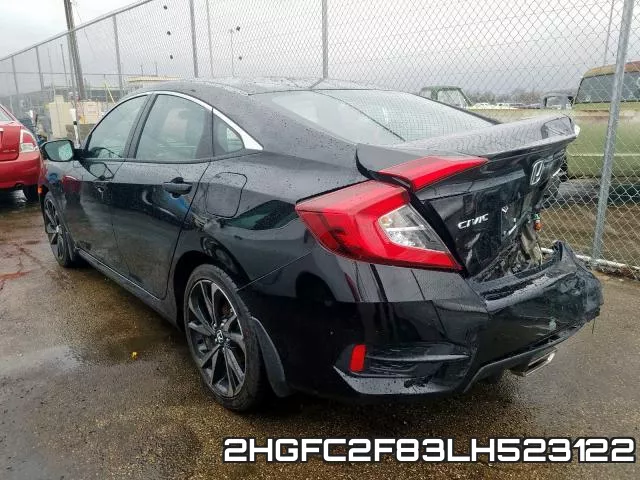 2HGFC2F83LH523122 фото 4