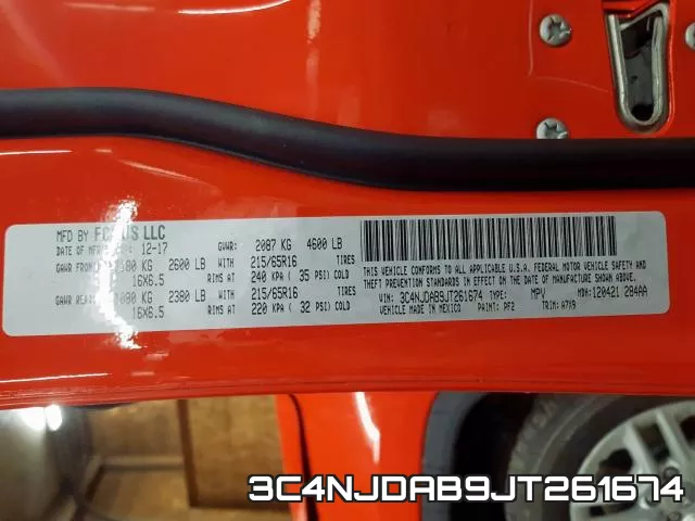 3C4NJDAB9JT261674 фото 2