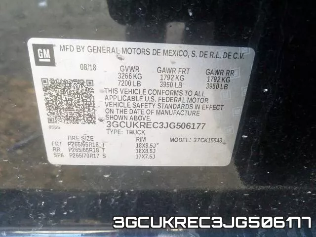 3GCUKREC3JG506177 фото 2