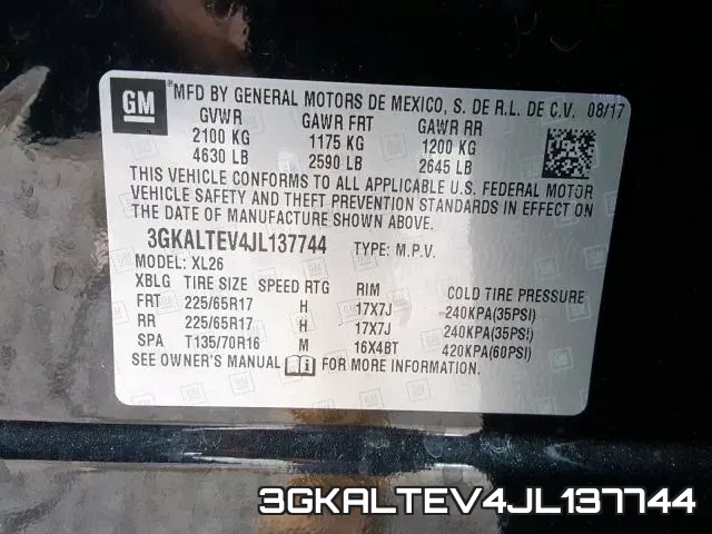 3GKALTEV4JL137744 фото 2