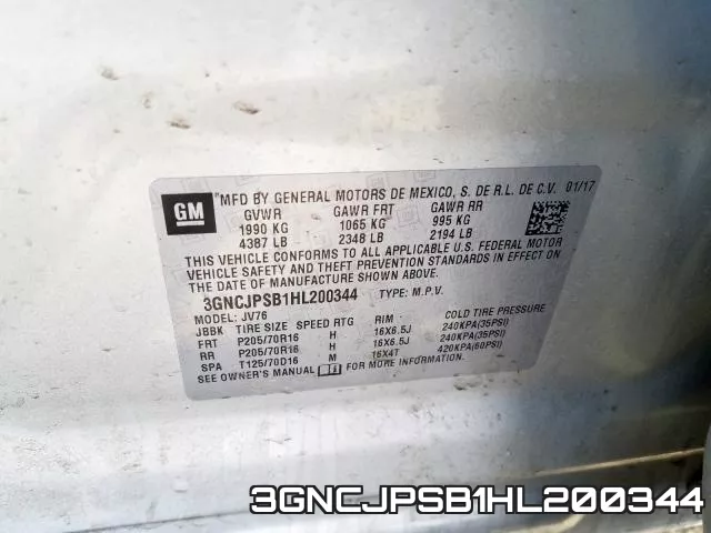 3GNCJPSB1HL200344 фото 2