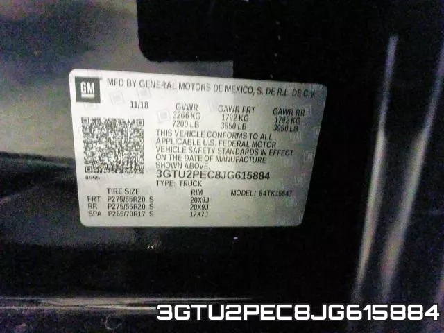 3GTU2PEC8JG615884 фото 2