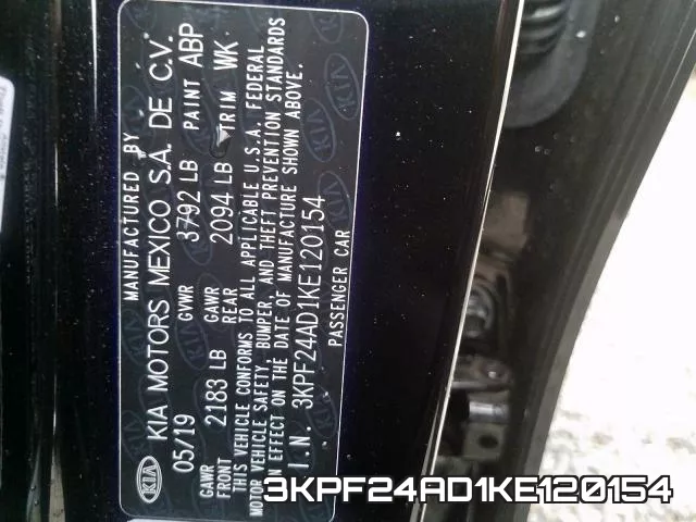 3KPF24AD1KE120154 фото 2