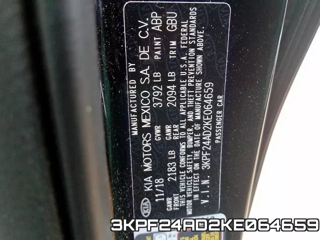 3KPF24AD2KE064659 фото 2