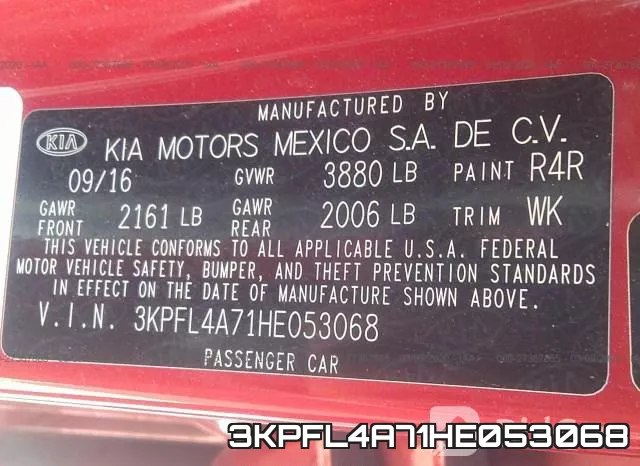 3KPFL4A71HE053068 фото 10
