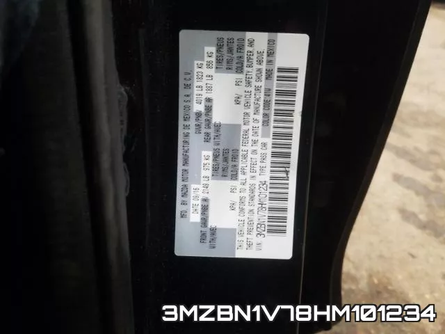 3MZBN1V78HM101234 фото 2