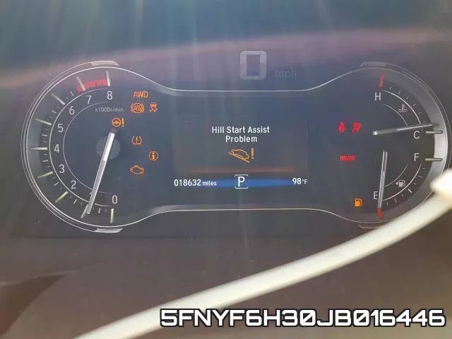 5FNYF6H30JB016446 фото 9