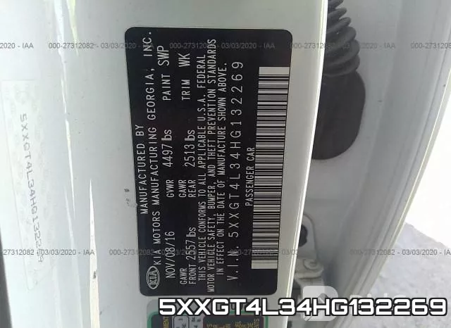 5XXGT4L34HG132269 фото 10