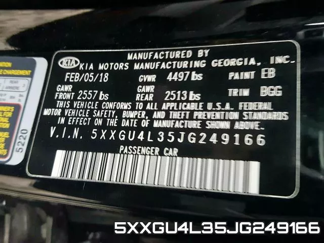 5XXGU4L35JG249166 фото 2