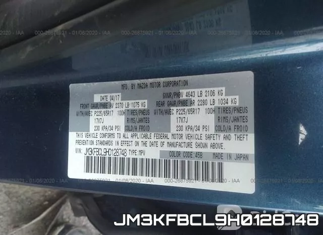 JM3KFBCL9H0128748 фото 10