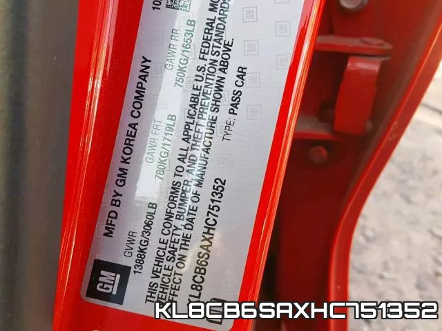 KL8CB6SAXHC751352 фото 2
