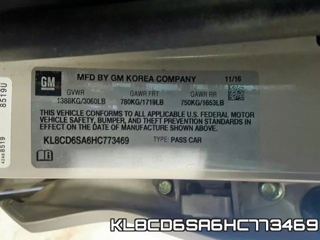 KL8CD6SA6HC773469 фото 2