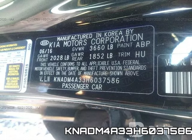 KNADM4A33H6037586 фото 10