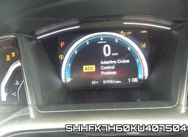 SHHFK7H60KU407504 фото 8