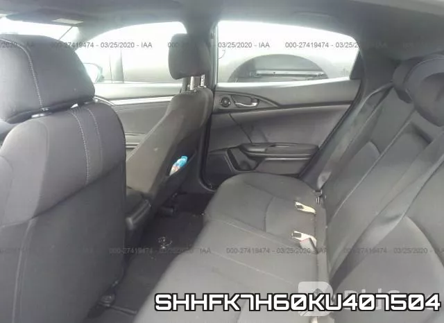 SHHFK7H60KU407504 фото 9