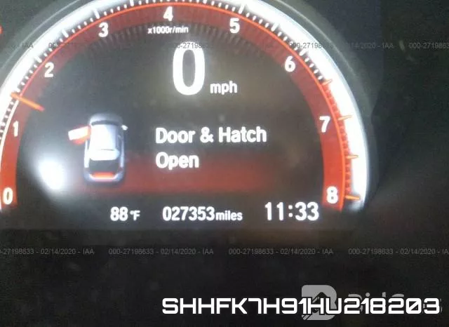 SHHFK7H91HU218203 фото 8
