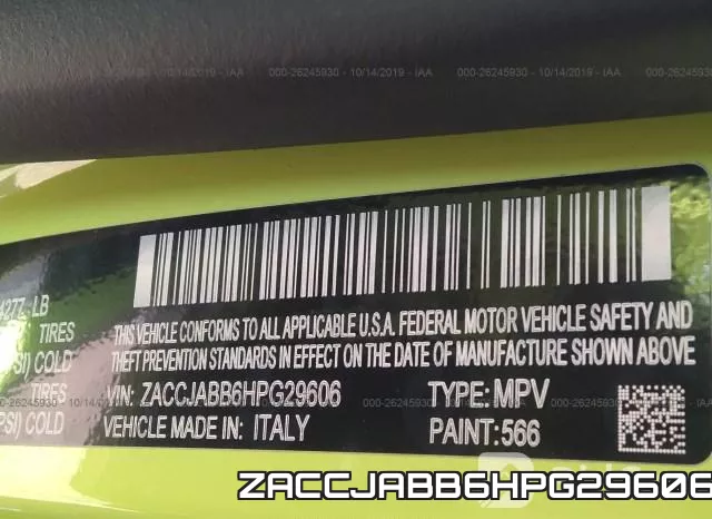 ZACCJABB6HPG29606 фото 10