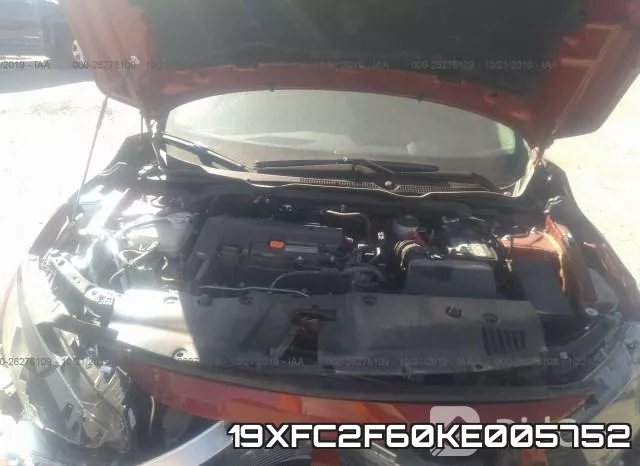 19XFC2F60KE005752 фото 2
