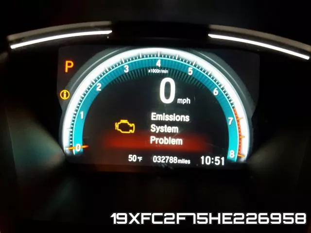 19XFC2F75HE226958 фото 9