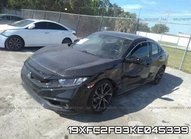 19XFC2F83KE045339 фото 3