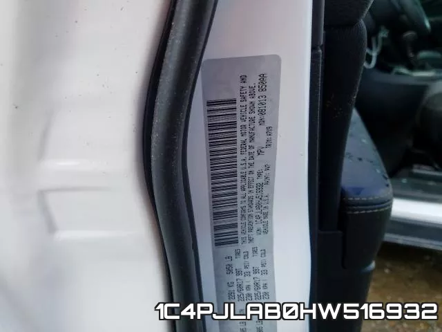 1C4PJLAB0HW516932 фото 2