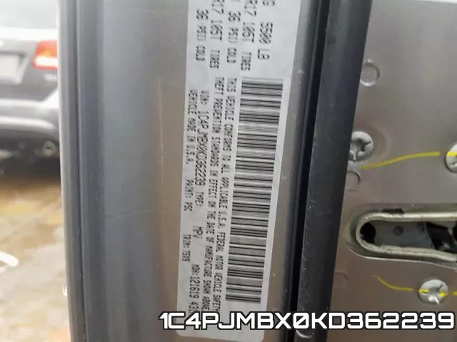 1C4PJMBX0KD362239 фото 2
