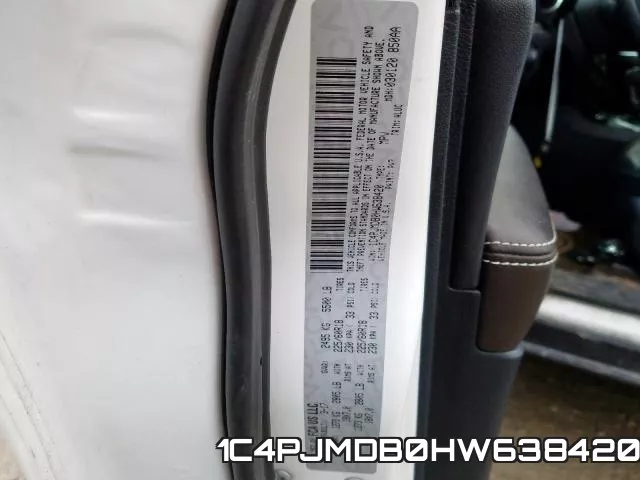 1C4PJMDB0HW638420 фото 2