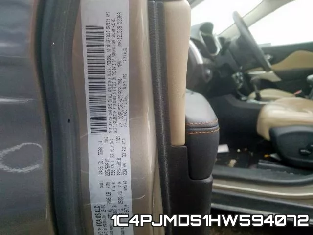 1C4PJMDS1HW594072 фото 2