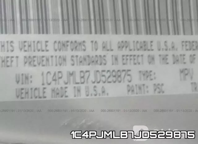 1C4PJMLB7JD529875 фото 10