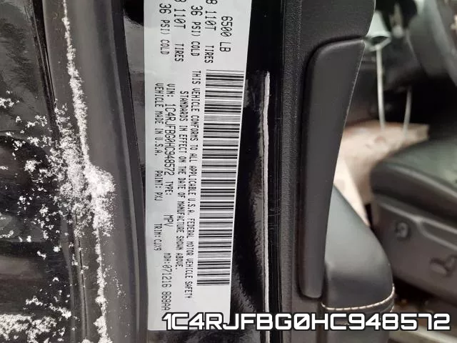 1C4RJFBG0HC948572 фото 2