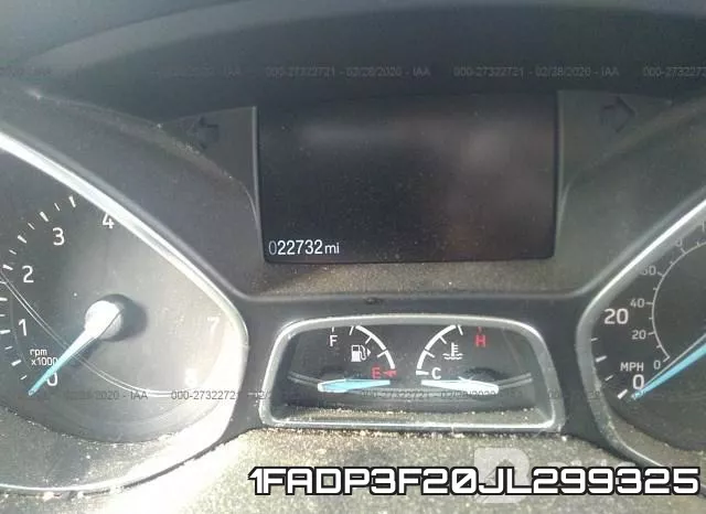 1FADP3F20JL299325 фото 8