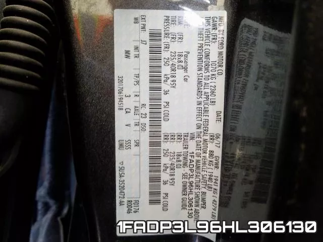 1FADP3L96HL306130 фото 2