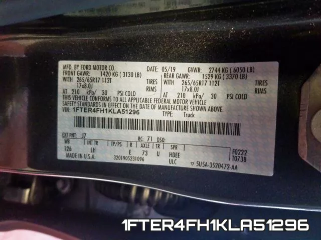 1FTER4FH1KLA51296 фото 2