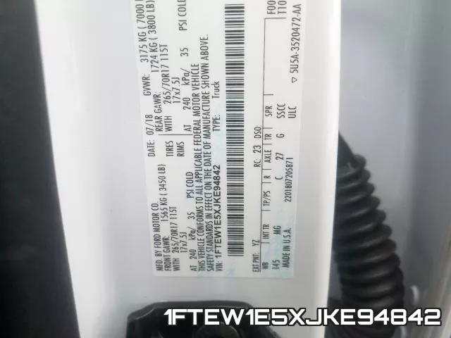 1FTEW1E5XJKE94842 фото 2