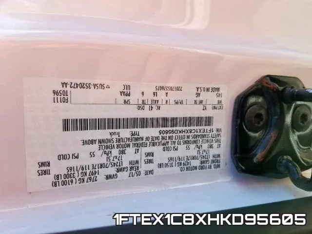 1FTEX1C8XHKD95605 фото 2