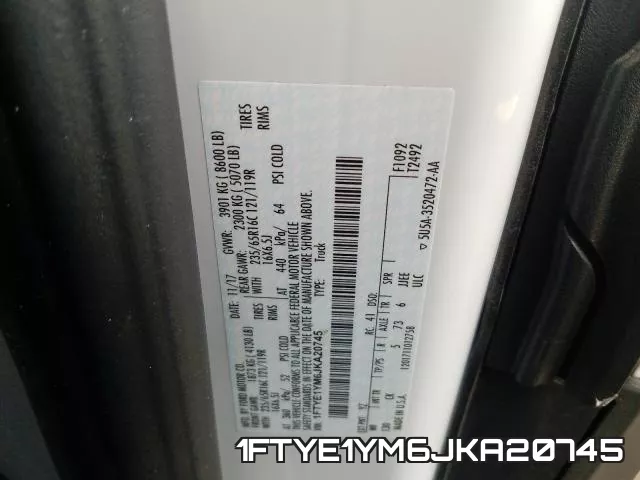 1FTYE1YM6JKA20745 фото 2