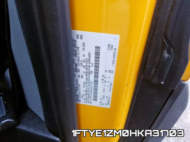 1FTYE1ZM0HKA31703 фото 2