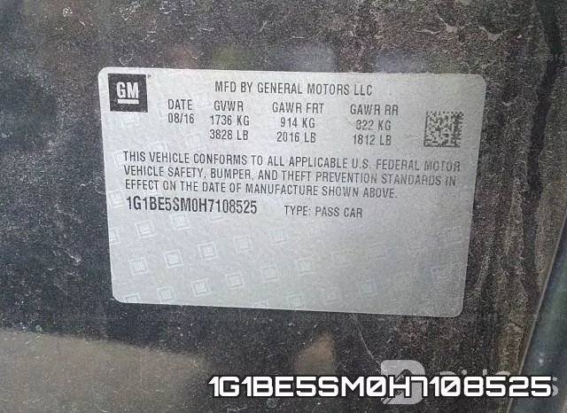 1G1BE5SM0H7108525 фото 10