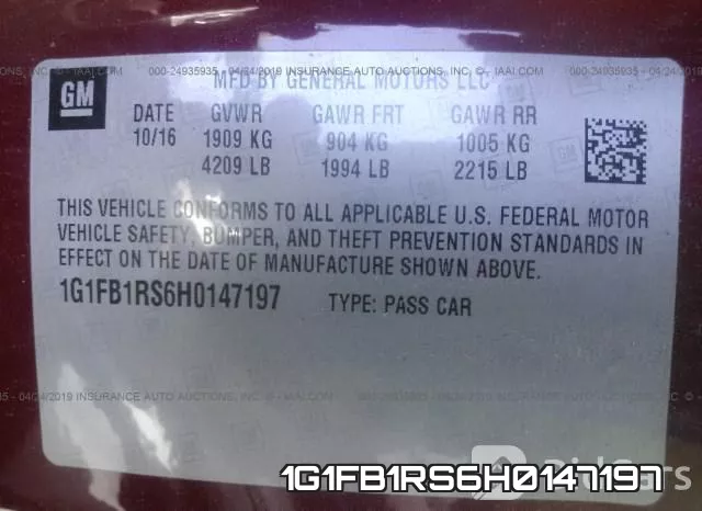 1G1FB1RS6H0147197 фото 10