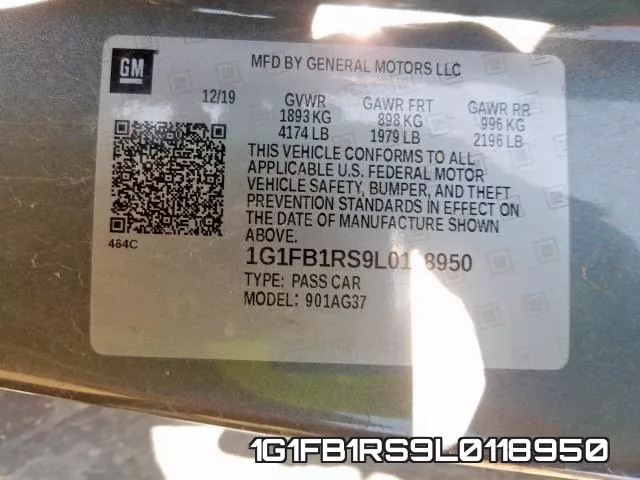 1G1FB1RS9L0118950 фото 2